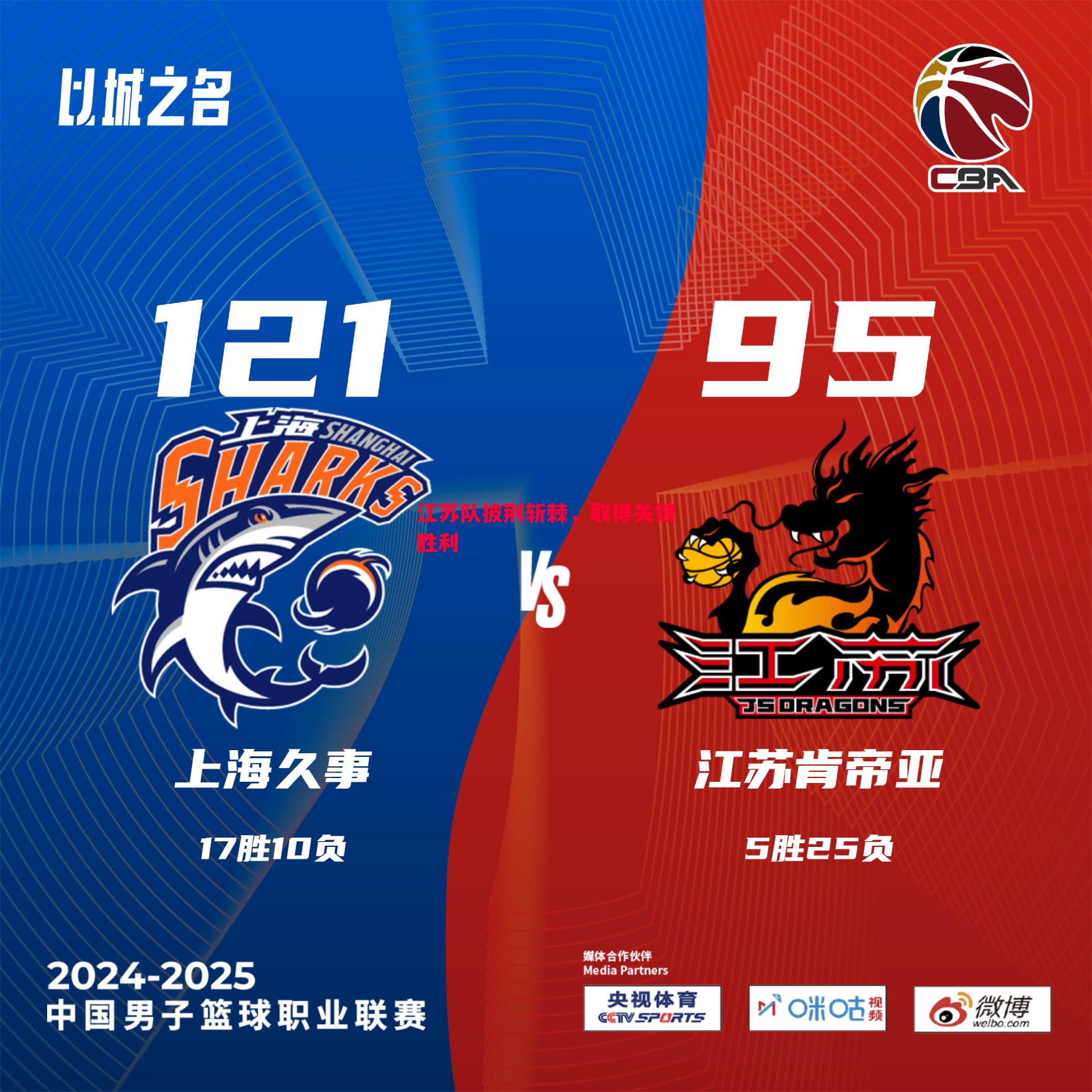 江苏队披荆斩棘,取得关键胜利 江苏队披荆斩棘,取得关键胜利